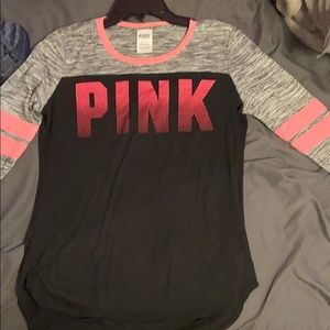 xs pink long sleeve shirt